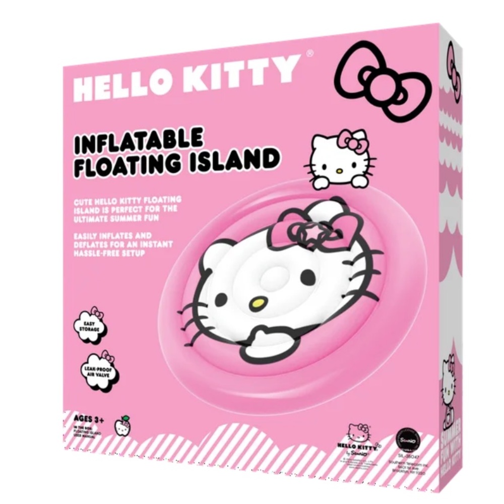 Hello Kitty Pink Inflatable Floating Island - Picture 6 of 10